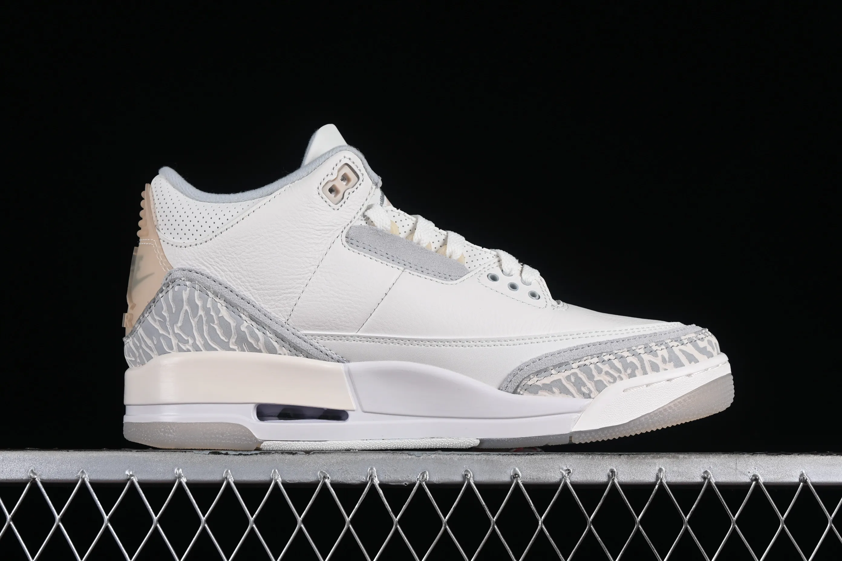 All categories Air Jordan Jordan series basketball shoes Air Jordan 3 foreign trade version Air Jordan 3 "Craft Ivory" AJ3 Joe 3 ivory white full head layer FJ9479-100